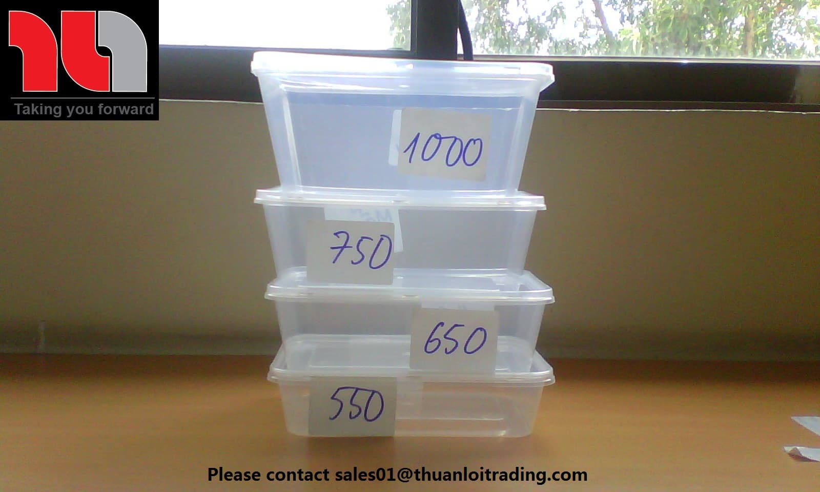 100_ PP Plastic _ Clear Microwavable Food Containers